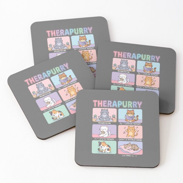 Item preview, Therapurry Feline Mental Wellness Cat Lover Therapy designed and sold by SofiBlair.
