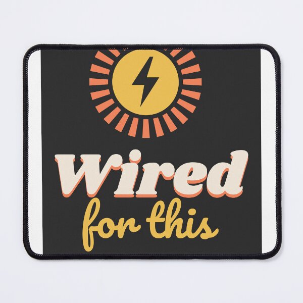 Item preview, Wired For This Electrician Lightning Bolt designed and sold by Good Little Days.