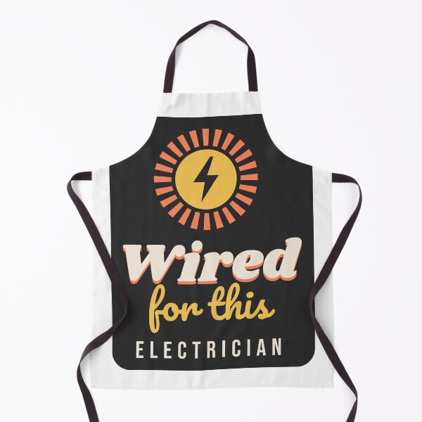 Item preview, Wired For This Electrician Lightning Bolt designed and sold by Good Little Days.