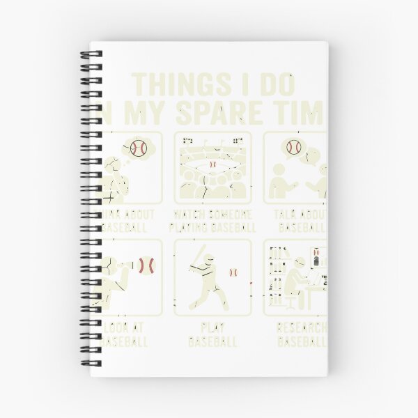 Item preview, Things I Do In My Spare Time Baseball Fanatic Player Hobby Lover designed and sold by SofiBlair.
