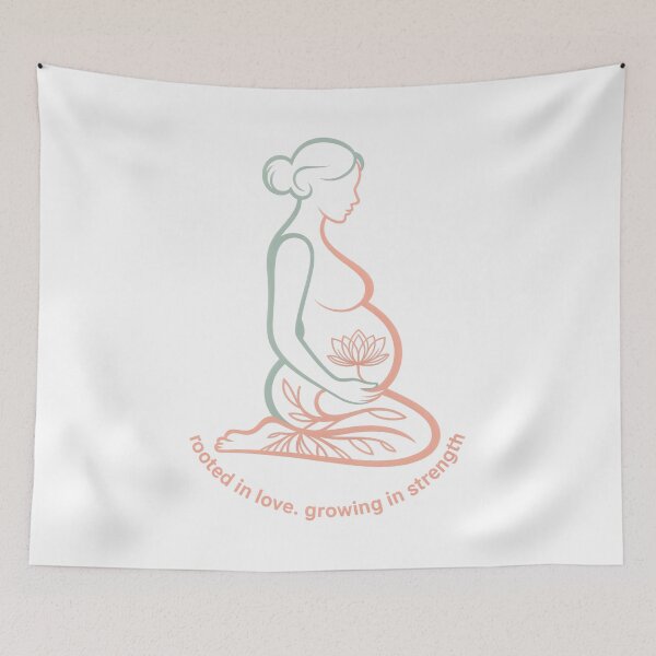 Item preview, Rooted In Love Growing In Strength Green Peach designed and sold by 108stillness.