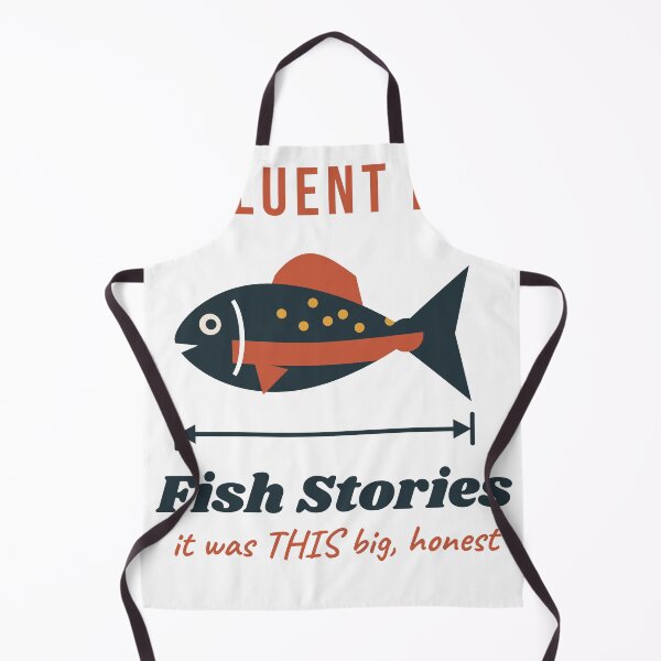 Item preview, Fluent in Fish Stories - Funny Fishing Gift designed and sold by Good Little Days.