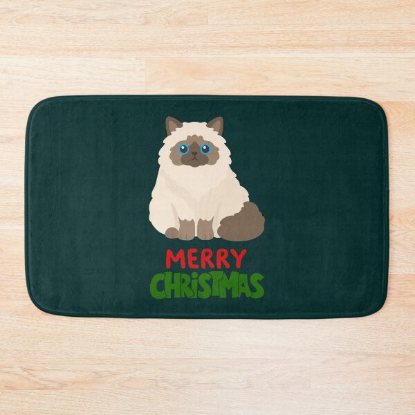 Item preview, Cute Ragdoll Cat Merry Christmas Holiday Art designed and sold by stormk10.