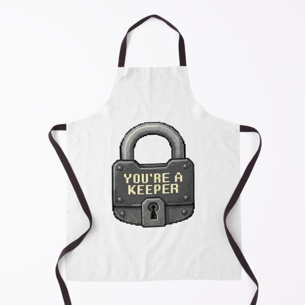 Item preview, You're a Keeper Iron Padlock Pixel Art designed and sold by Zyra_urs1.