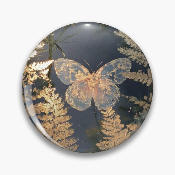 Item preview, Fern Silhouette Gold Gothic Forest  designed and sold by scicilysimonee.