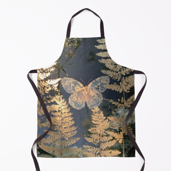 Item preview, Fern Silhouette Gold Gothic Forest  designed and sold by scicilysimonee.