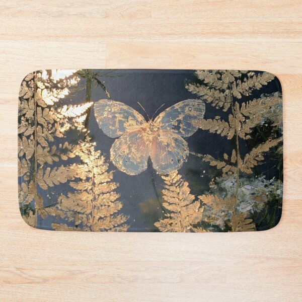 Item preview, Fern Silhouette Gold Gothic Forest  designed and sold by scicilysimonee.