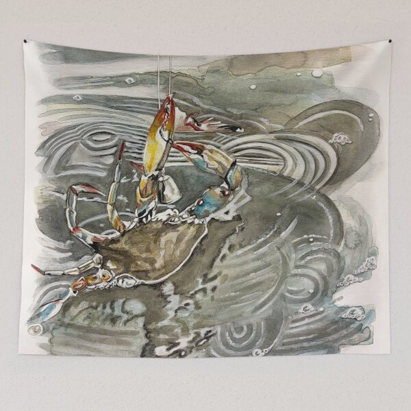 Item preview, Crab Gone Fishing designed and sold by Acadianpurls.