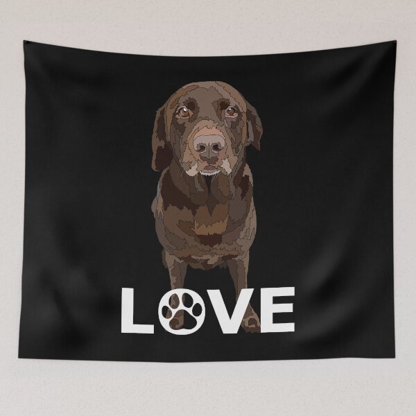 Item preview, Cute Chcoclate Labrador Lover Puppy designed and sold by Just-Arts-4U.