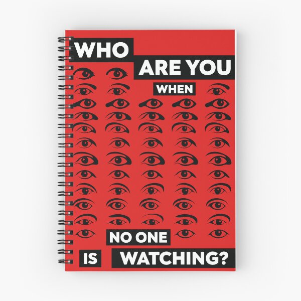 Item preview, Who are You when No One is Watching? designed and sold by GundaKruse.