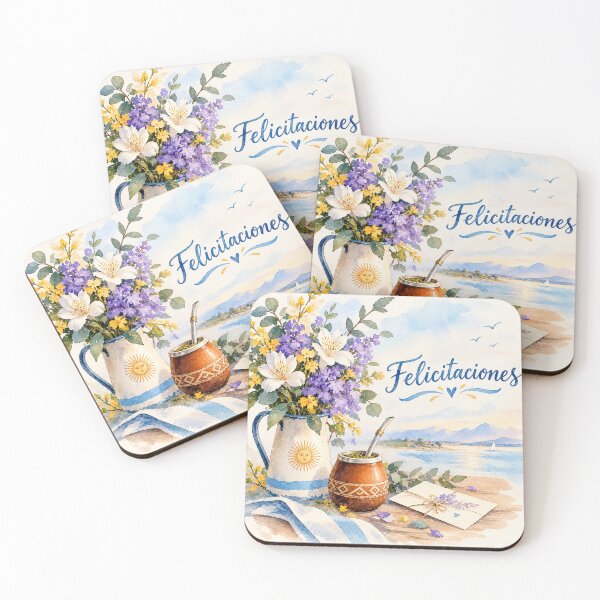 Item preview, Congratulations in Watercolor designed and sold by Esencia Argentina.