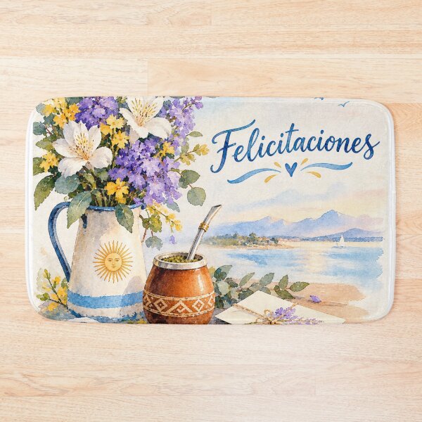 Item preview, Congratulations in Watercolor designed and sold by Esencia Argentina.