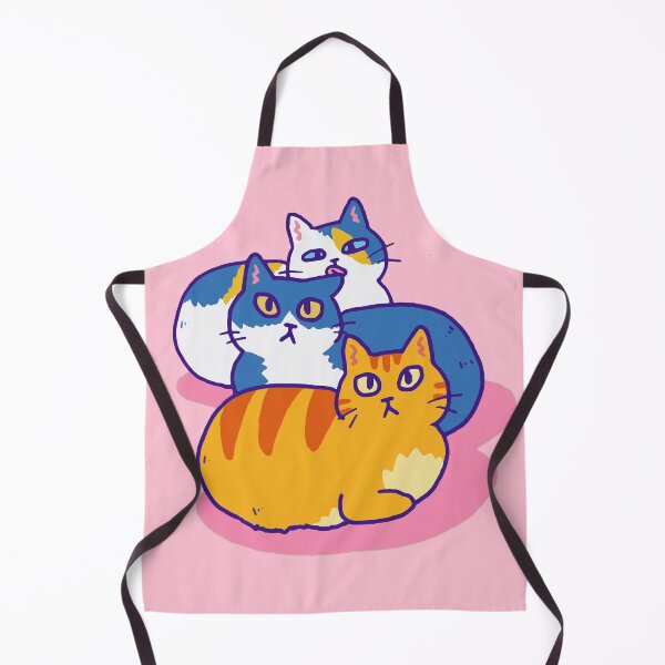 Item preview, Three Cute Cats Gathering Illustration designed and sold by 1day1cat.