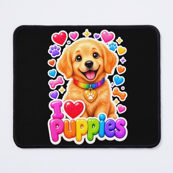 Item preview, Rainbow Collar Puppy Love designed and sold by ExploreAura Studio.