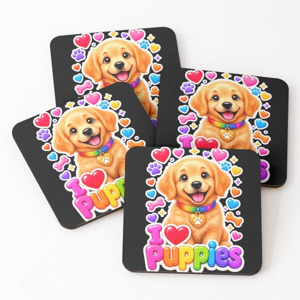 Item preview, Rainbow Collar Puppy Love designed and sold by ExploreAura Studio.