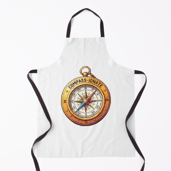 Item preview, Compass-ionate Brass Pocket Compass Art designed and sold by Zyra_urs1.