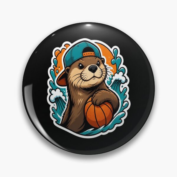Item preview, Cool Basketball Otter Swag designed and sold by creativerooney.
