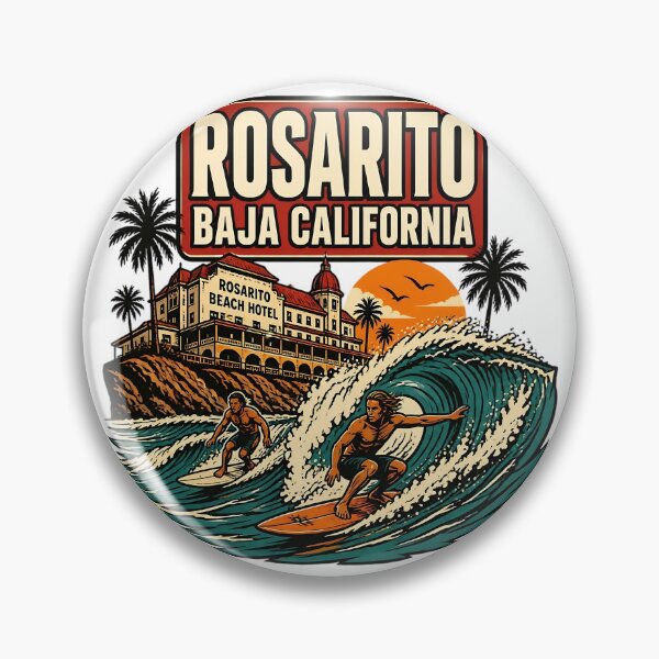 Item preview, Rosarito Baja California Vintage Travel Tourism designed and sold by TravelersGems.