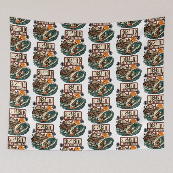 Item preview, Rosarito Baja California Vintage Travel Tourism designed and sold by TravelersGems.