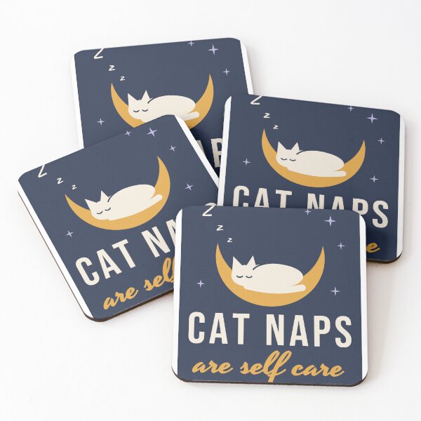 Item preview, Cat Naps Are Self Care - Sleepy Moon Cat designed and sold by Good Little Days.