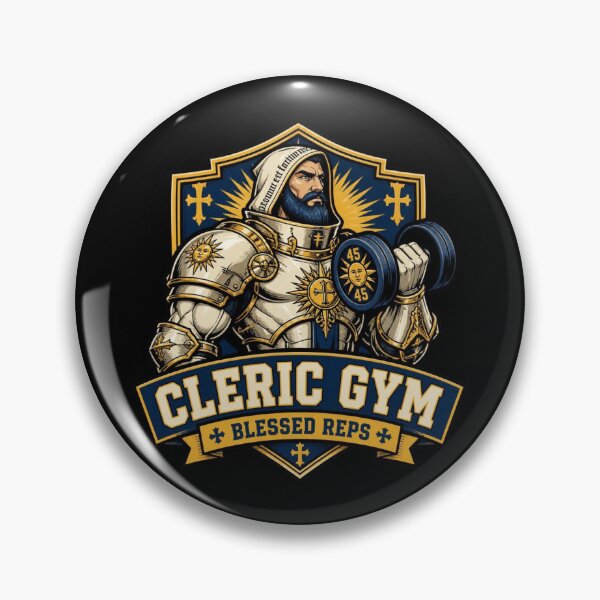 Item preview, Cleric Gym Blessed Reps Vintage Tabletop Workout  designed and sold by Dice_Goblin_Studio.