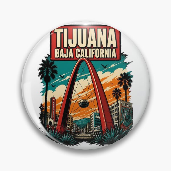 Item preview, Tijuana Baja California Vintage Travel Tourism designed and sold by TravelersGems.