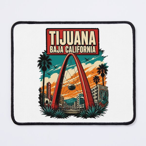 Item preview, Tijuana Baja California Vintage Travel Tourism designed and sold by TravelersGems.