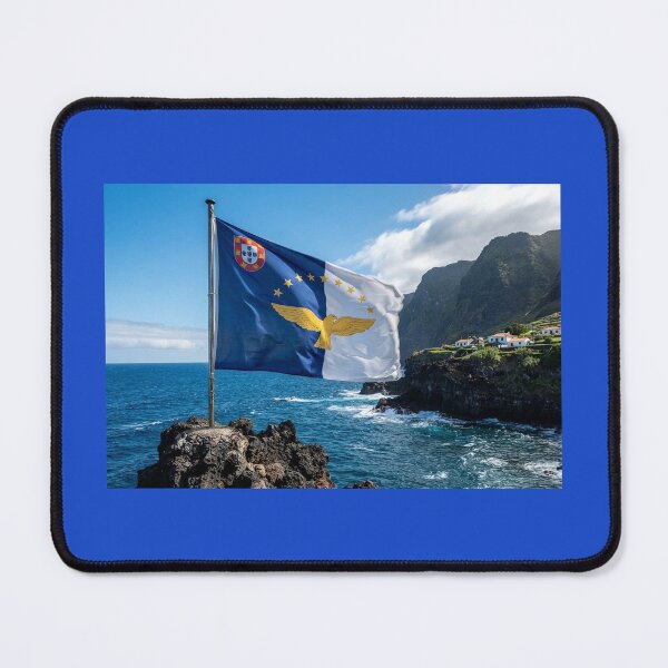 Item preview, Azores flag designed and sold by PorTugaGirl.