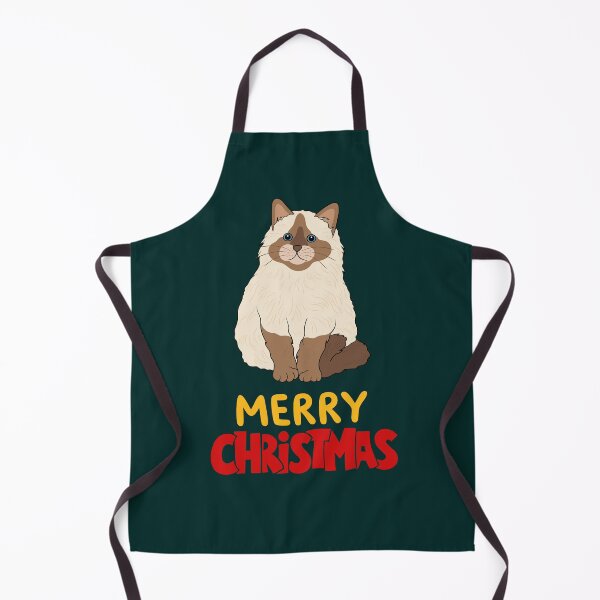 Item preview, Cute Ragdoll Cat Merry Christmas Holiday Art designed and sold by stormk10.