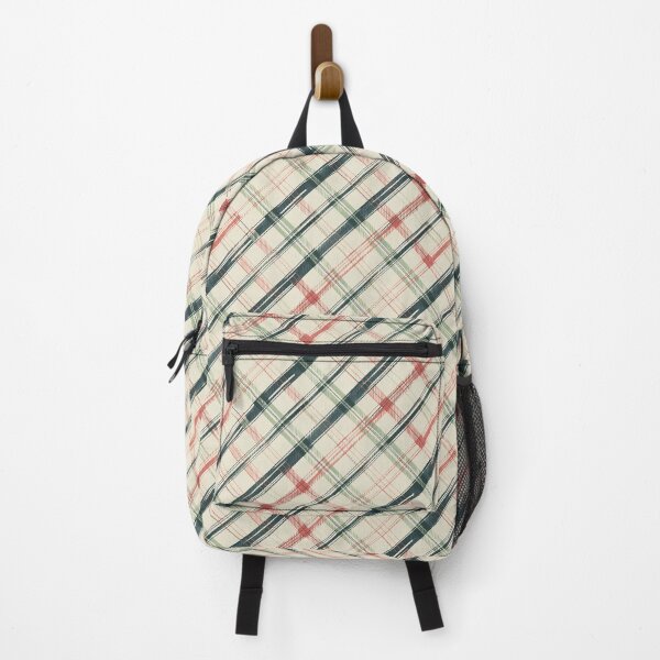 Item preview, Christmas Plaid Tartan Red Green Navy Diagonal Pattern designed and sold by Mindful Wall Art Studio.