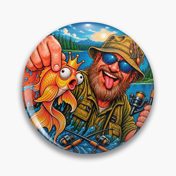 Item preview, Lucky Fishing Catch Polish Quote Funny Angler designed and sold by CrazySzoopWorld.