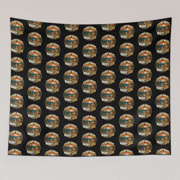 Item preview, Retro wilderness camping badge designed and sold by Imprearte.