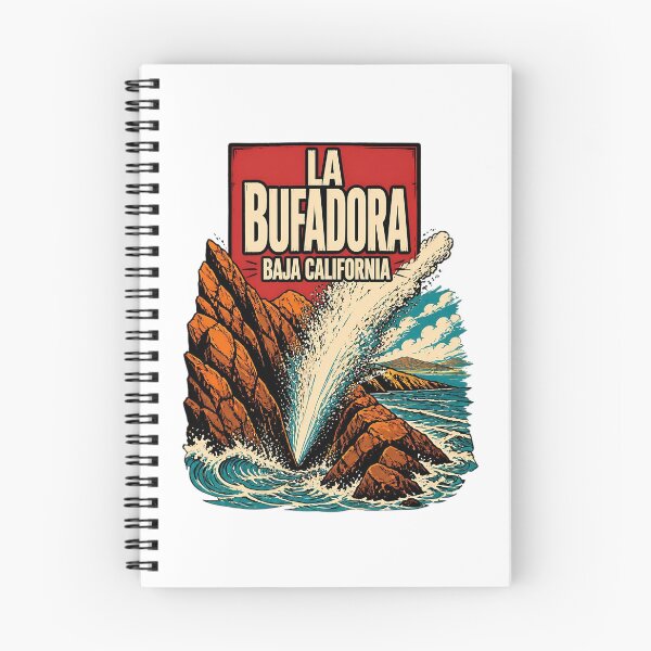 Item preview, La Bufadora Baja California Vintage Travel Tourism designed and sold by TravelersGems.