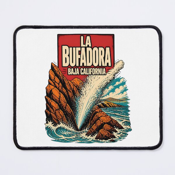 Item preview, La Bufadora Baja California Vintage Travel Tourism designed and sold by TravelersGems.
