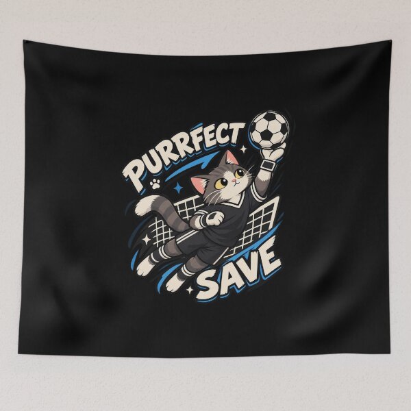 Aperçu de l'œuvre Purrfect Save créée et vendue par Konvero.