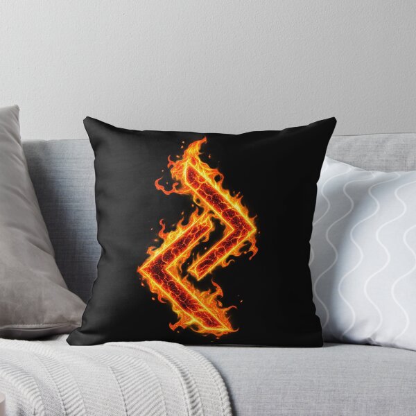 Item preview, Jera Rune in flame designed and sold by Faust-ART.