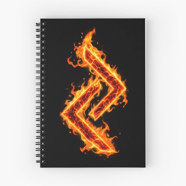Item preview, Jera Runa en llamas designed and sold by Faust-ART Design.