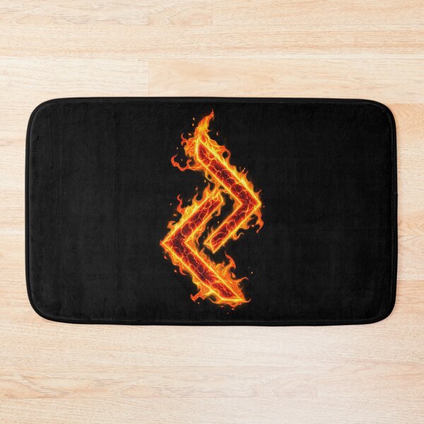 Item preview, Jera Rune in flame designed and sold by Faust-ART.