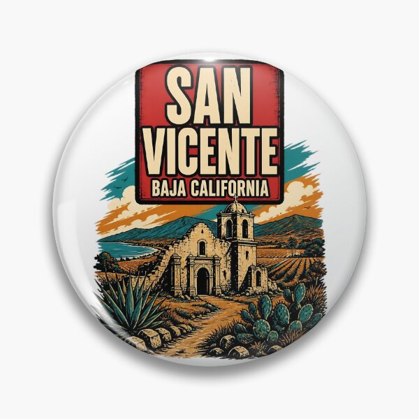 Item preview, San Vicente Baja California Vintage Travel Tourism designed and sold by TravelersGems.