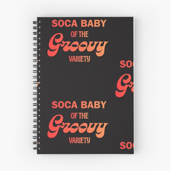Artikelvorschau, Retro Soca Baby Karibik Text Design (Schwarz) entworfen und verkauft von CaribbeanSoul868.