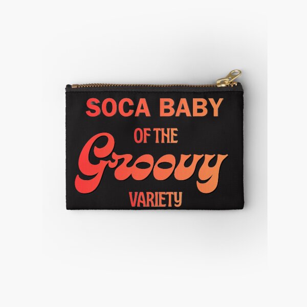 Artikelvorschau, Retro Soca Baby Karibik Text Design (Schwarz) entworfen und verkauft von CaribbeanSoul868.