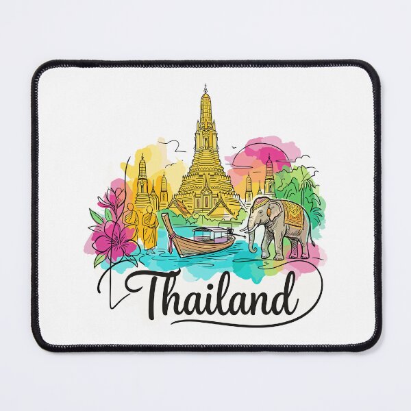Item preview, Thailand: Temples, Elephant & Travel designed and sold by EdwinkOne.