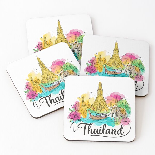 Item preview, Thailand: Temples, Elephant & Travel designed and sold by EdwinkOne.