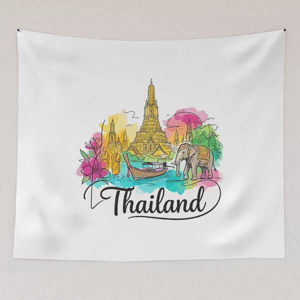 Item preview, Thailand: Temples, Elephant & Travel designed and sold by EdwinkOne.