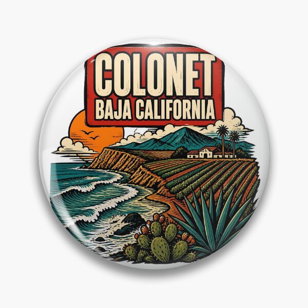 Aperçu de l'œuvre Voyages et tourisme vintage à Colonet Baja California créée et vendue par TravelersGems.