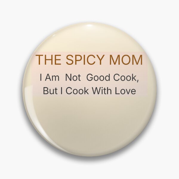 Item preview, Retro 70s The Spicy Mom Vintage Emblem Tee | I Am Not A Good Cook, But I Cook With Love designed and sold by Prishea.