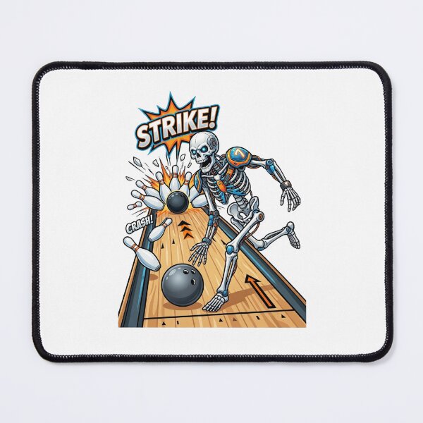 Item preview, Cyborg Skeleton Bowler designed and sold by StickVerse by Owais.