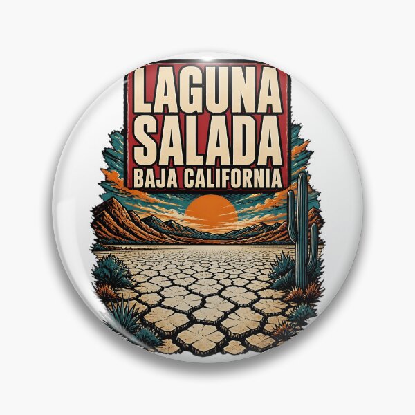 Aperçu de l'œuvre Laguna Salada Basse-Californie Voyages et tourisme vintage créée et vendue par TravelersGems.