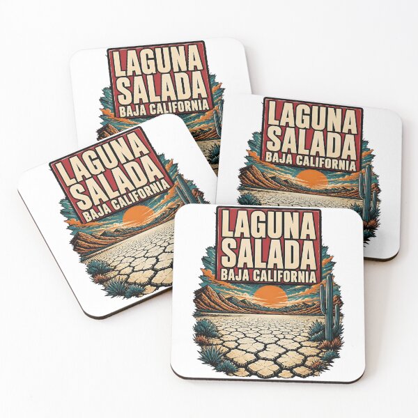 Item preview, Laguna Salada Baja California Vintage Travel Tourism designed and sold by TravelersGems.