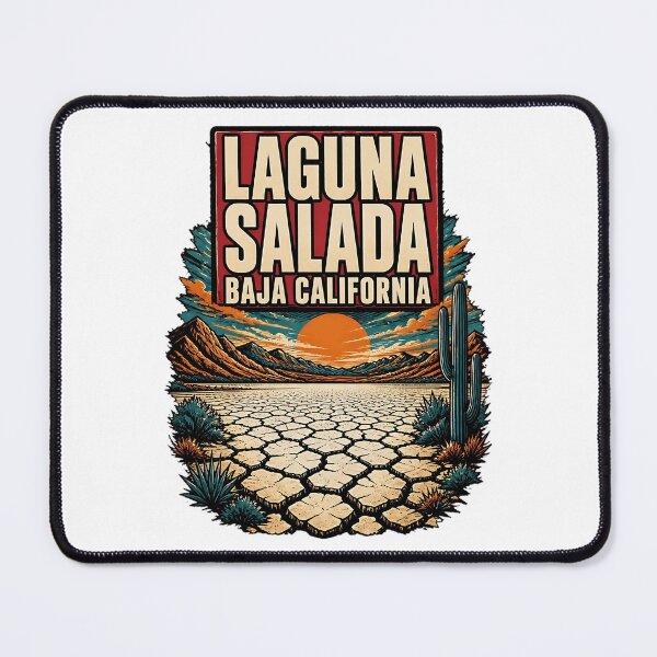 Item preview, Laguna Salada Baja California Vintage Travel Tourism designed and sold by TravelersGems.